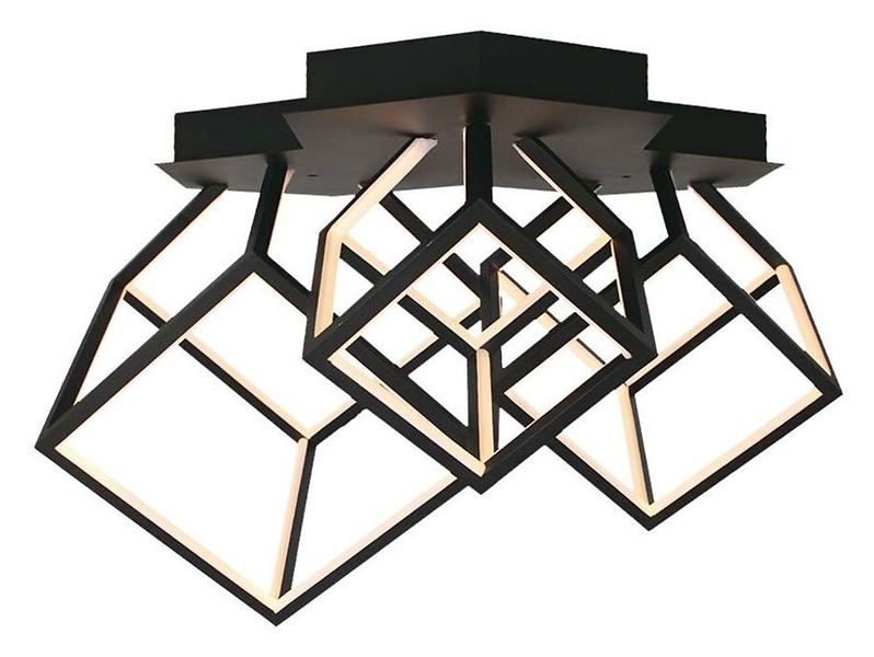 Lampa sufitowa VT-7921 LED 3-punktowa ze ściemniaczem czarna