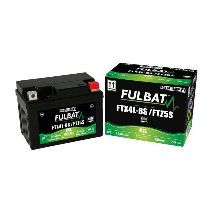 Batería YTX5L-BS Fulbat 12V4Ah LG113 L70 H105 - Gel