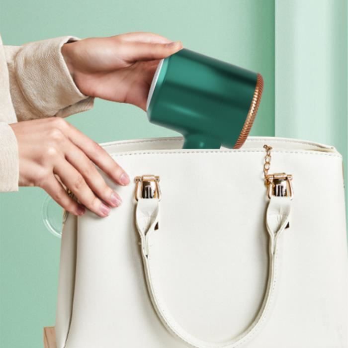 Rasoir anti-bouloche - MOOHOP - Électrique - 3 réglages d'intensité - Léger et portable - Vert/Blanc