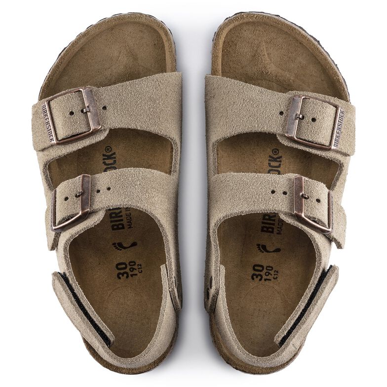 Milano HL Suede Kids Pelle scamosciata - Taupe Taupe