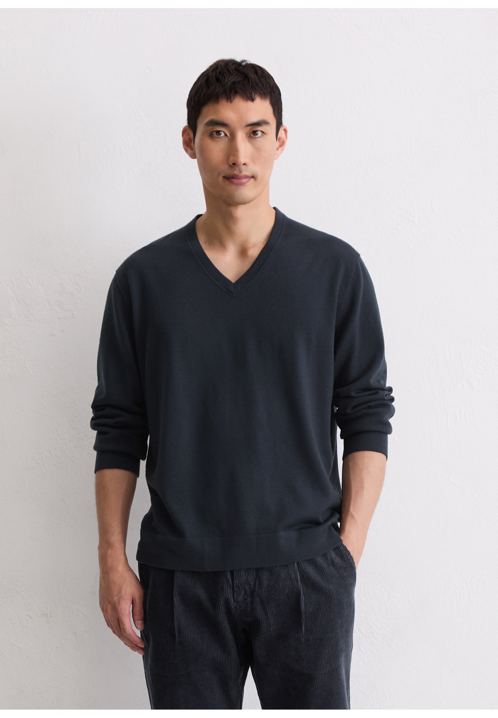Marc O'Polo V-Ausschnitt - Pullover - Dunkelblau
