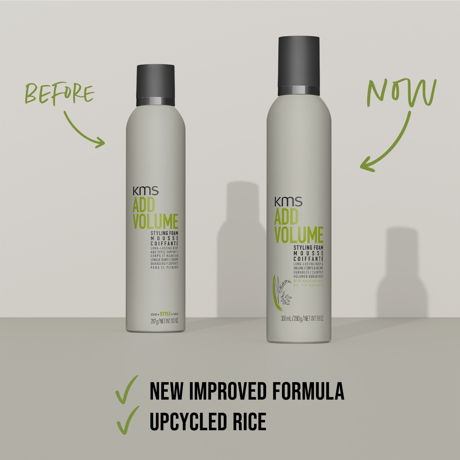 KMS šukuosenos formavimo putos „Add Volume“ – 300 ml