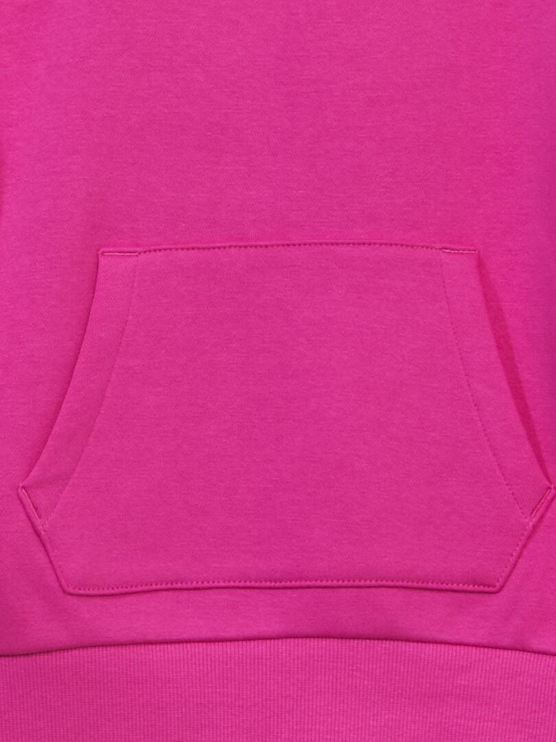 Zware fleece hoodie - ROZE