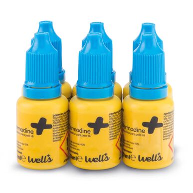 Solución dérmica Wells Dermodine 6 x 10 ml
