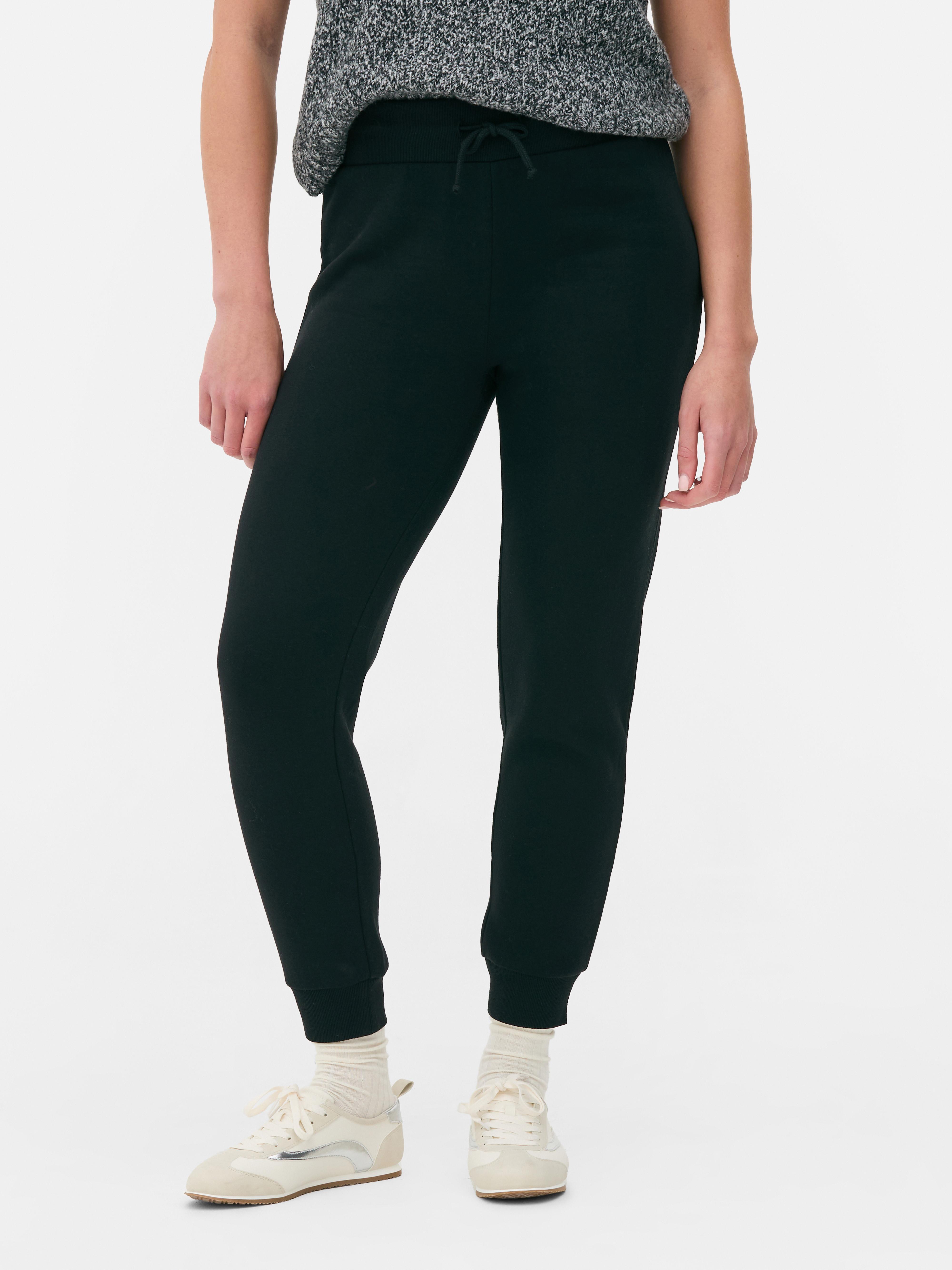 Pantaloni de trening skinny cu șnur de strângere Pantaloni de trening cu șnur de strângere, manșete și croială skinny
