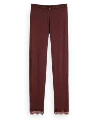 Leggings pyjama House of Rituals couleur vin de baie S