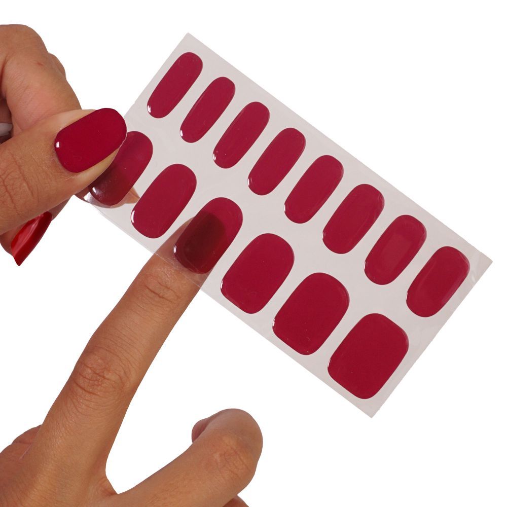 Gel trake Rouge Dahlia Umjetni nokti