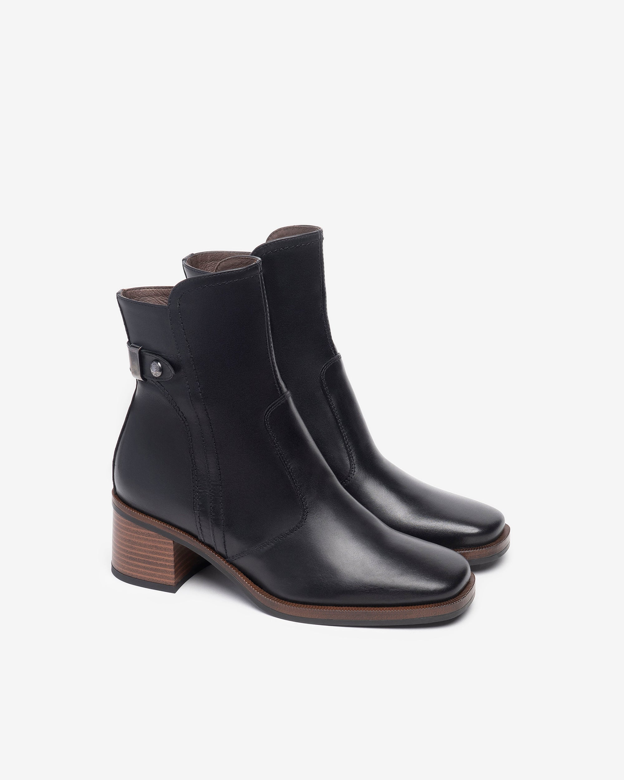  Damen-Ankle-Boots aus Leder