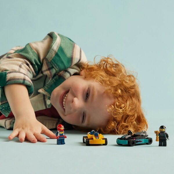 LEGO motokáry a pretekárske autá
