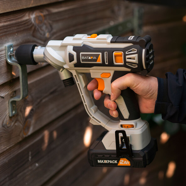 18 V Akku-Bohrschrauber-Set Twin Drill