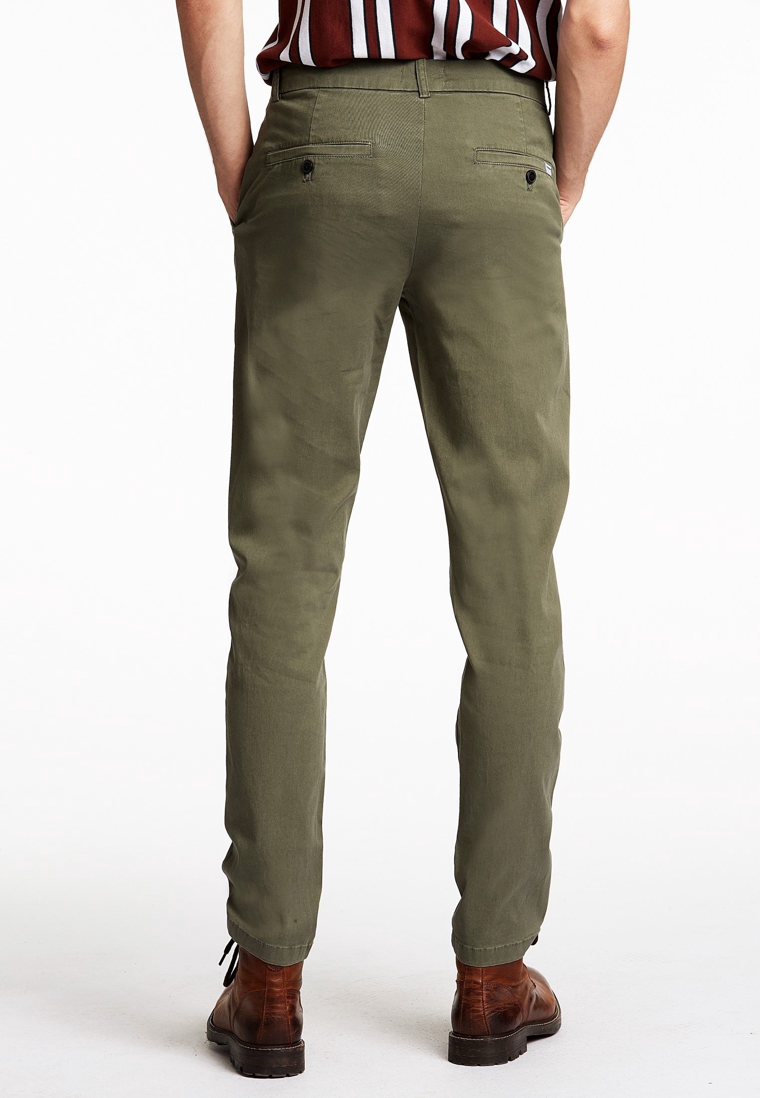 Lindbergh Chino's - donkergroen