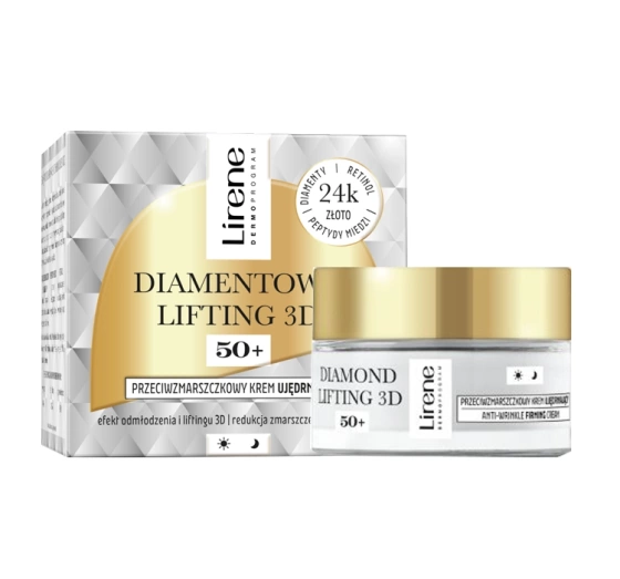 Lirene Dermoprogram Diamentowy Lifting 3D krem ujędrniający 50  50 ml