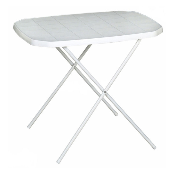Stolik turystyczny 70 x 53 cm biały PATIO