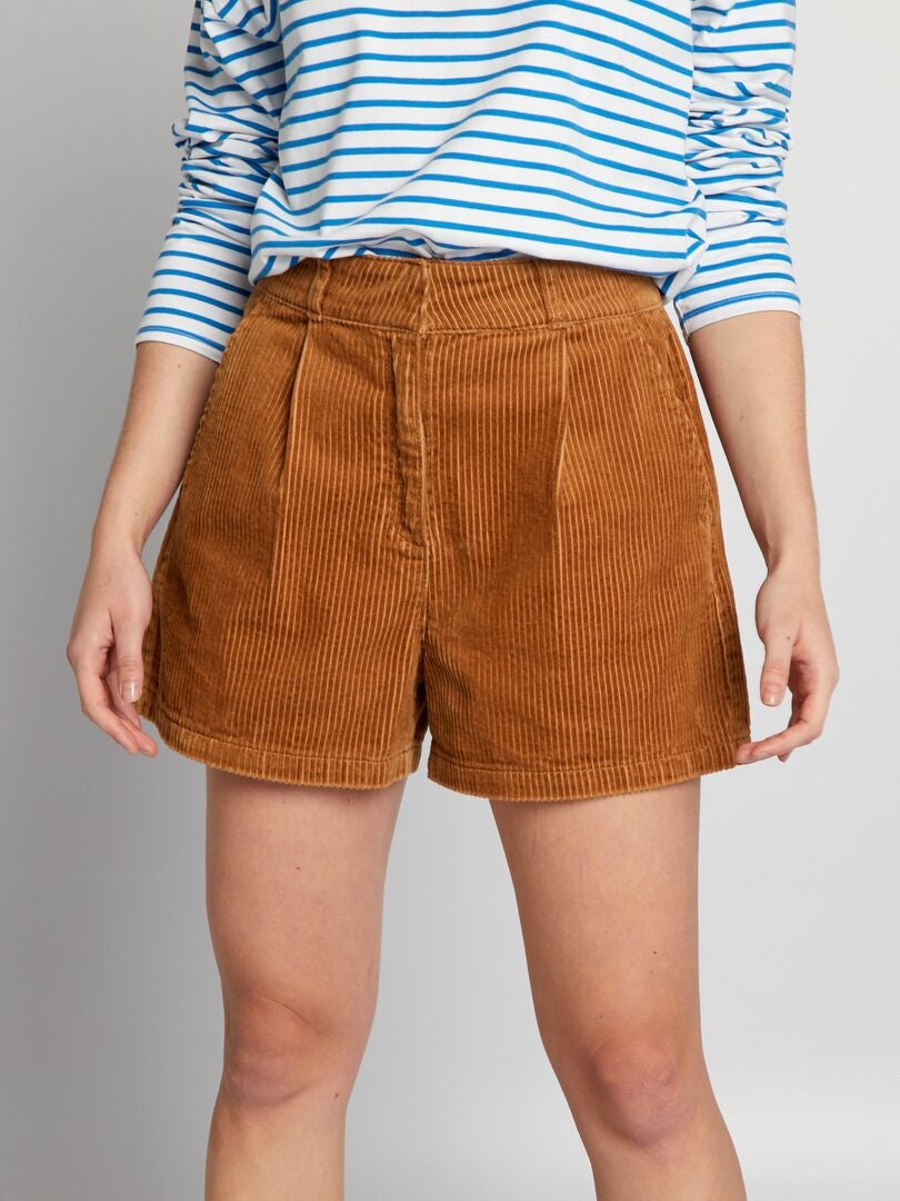 Corduroy shorts - BRUIN