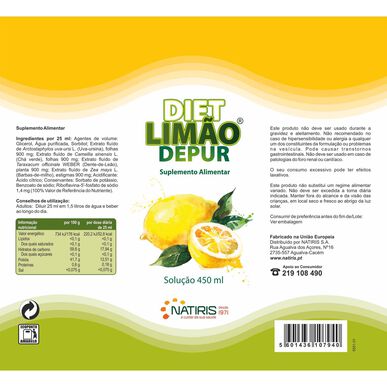 Diet Lemon Depur 2 x 450 ml