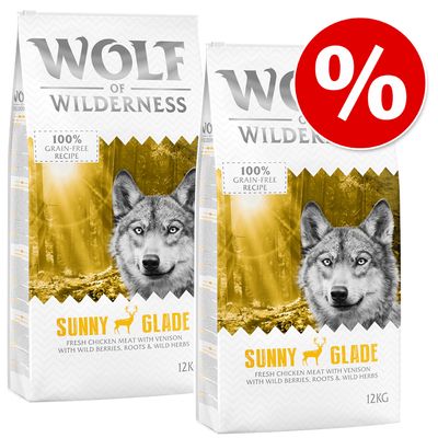 Wolf of Wilderness Sparpaket 2 x 12 kg