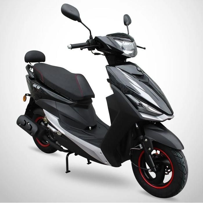 Scooter SRX 50 JIAJUE de 50 cc y 4 tiempos / Negro y gris