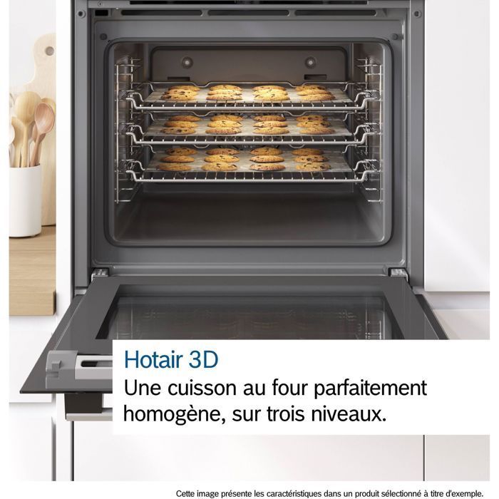 Horno empotrable - Limpieza pirolítica - BOSCH Serie 6 - HBG578ES7 - Acero inoxidable - 59,4 x 54,8 x 59,5 cm