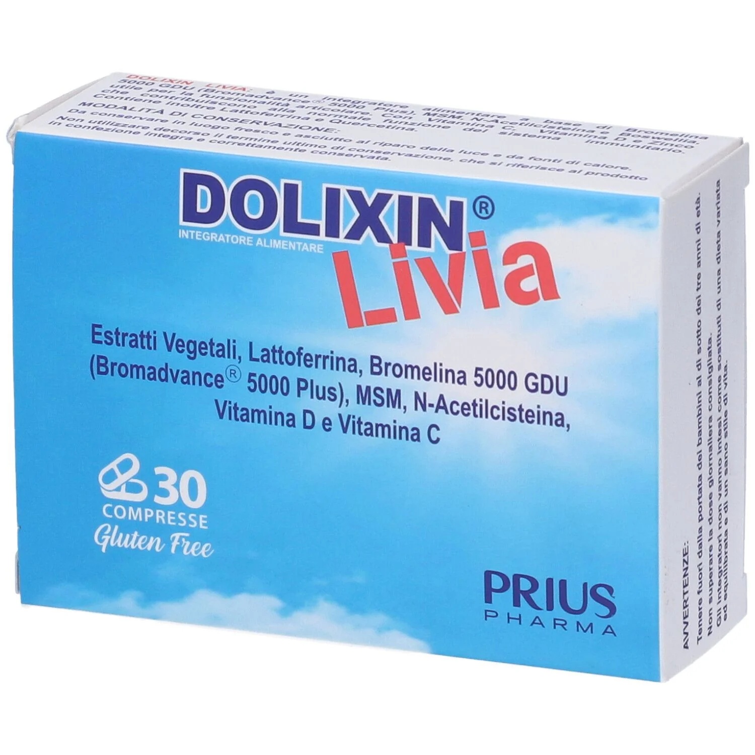 PRIUS PHARMA Dolixin Livia 3 comprimidos