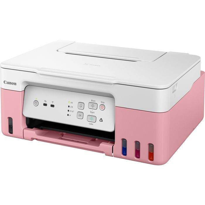 Imprimante multifonction - Canon - PIXMA G3430 - Couleur rose - Jet d'encre - A4 WiFi