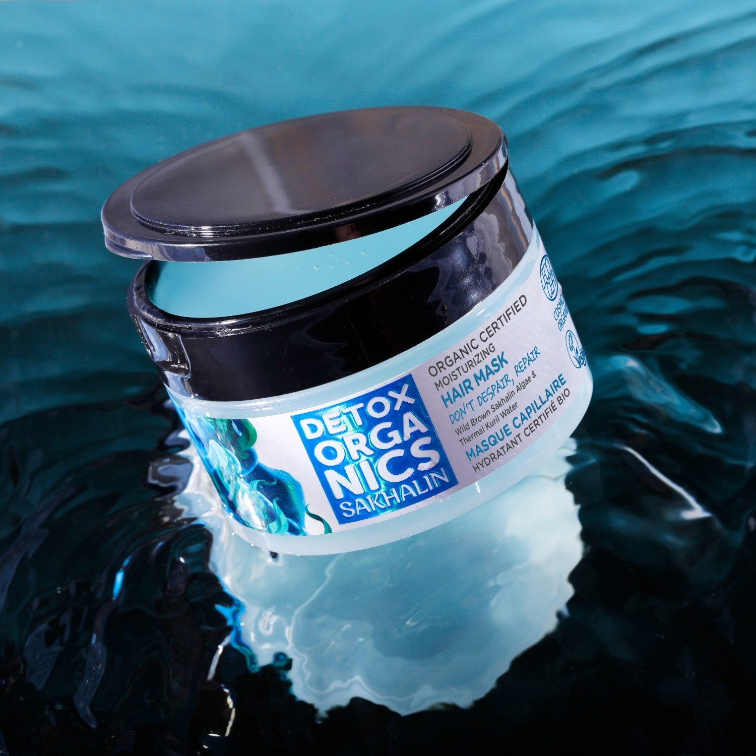 Natura Siberica masque capillaire hydratant bio detox organics sakh