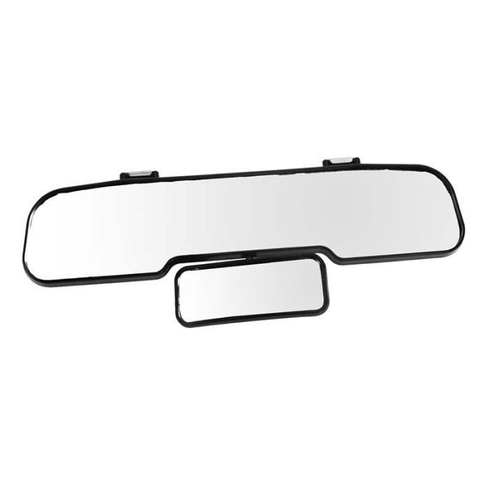 SHOP-STORY - RETROVISOR DOBLE: Retrovisor doble panorámico de gran angular con correas ajustables para la protección del punto ciego al conducir.
