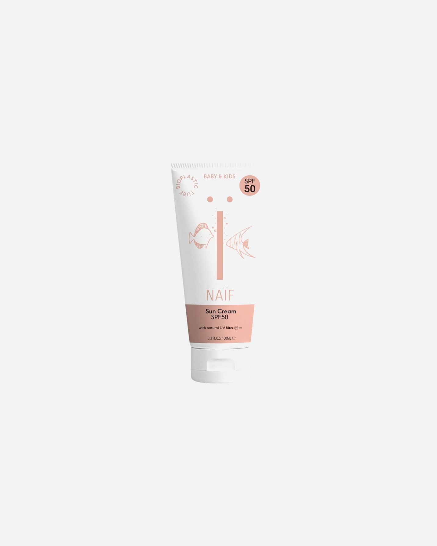 Naif krema za sunčanje s prirodnim SPF50 - 100 ml