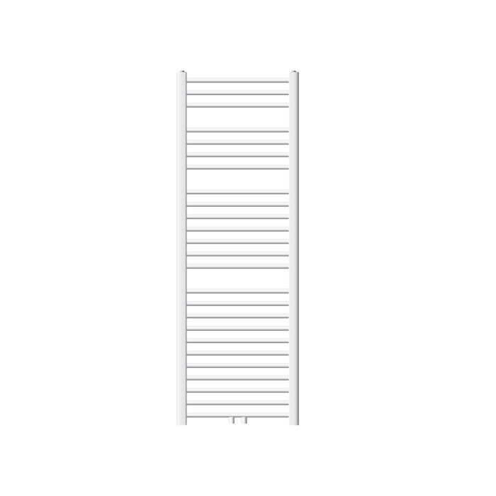 Scaldasalviette non elettrico Sahara di ECD Germany - 500 x 1500 mm - Bianco - Attacco centrale - senza kit di collegamento - Forma