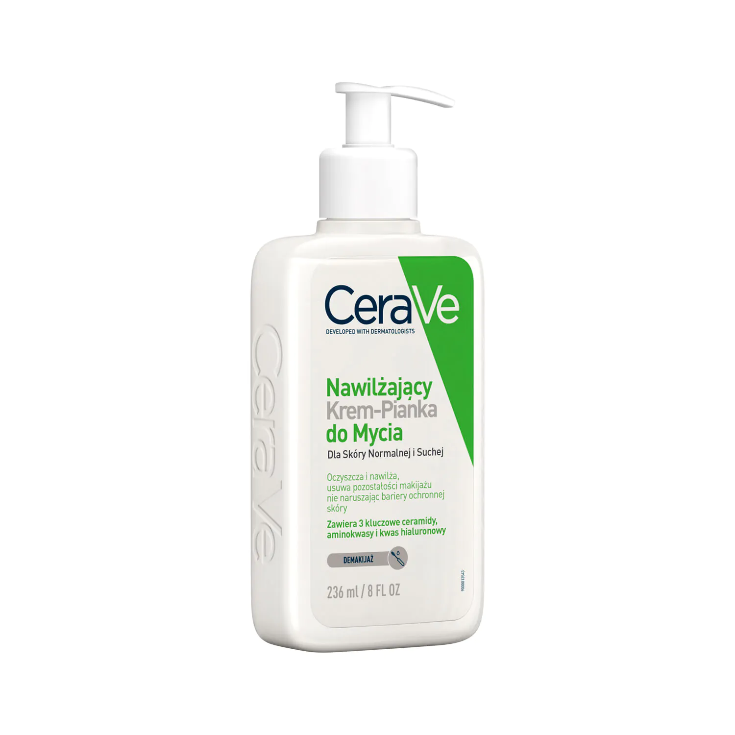 CeraVe Nawilżający krem-pianka do mycia do skóry normalnej i suchej 236 ml