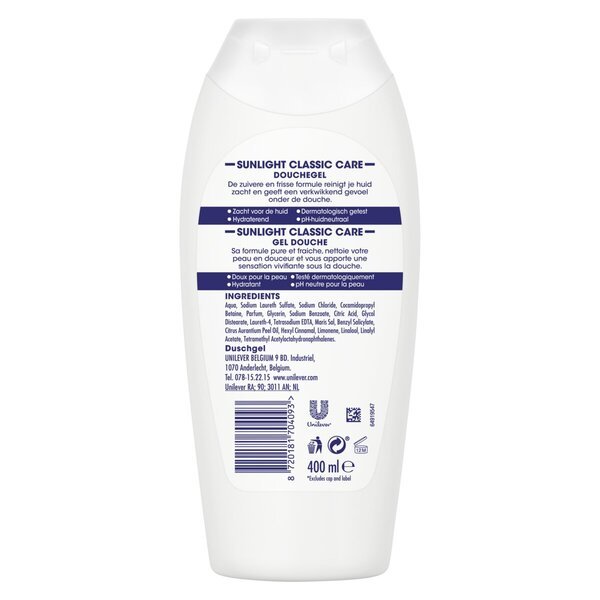 Gel za prhanje Sunlight Classic Care 400 ml