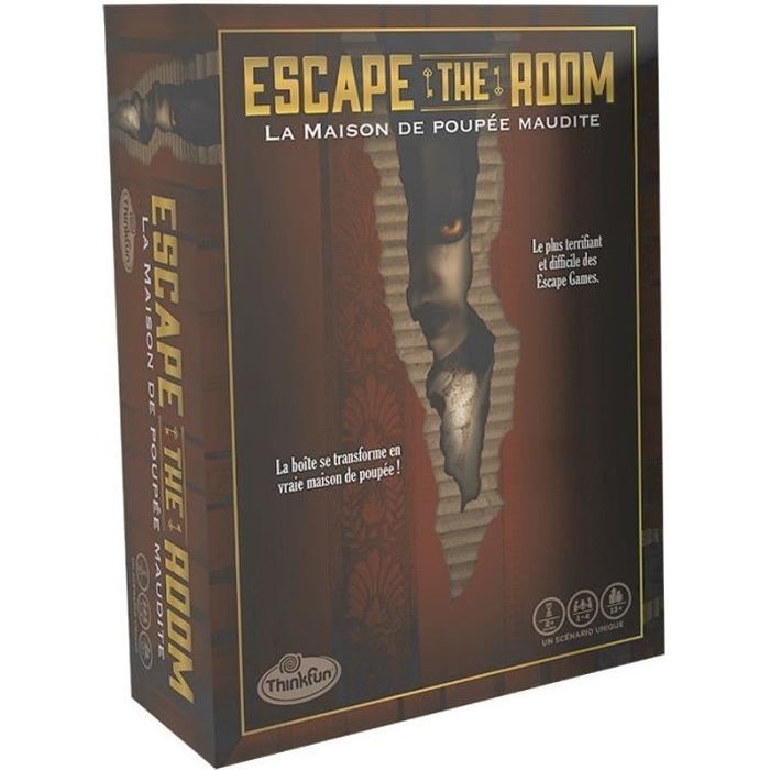 ESCAPE THE ROOM Juego de escape de Ravensburger - La casa de muñecas maldita - De 1 a 4 jugadores - Mayores de 13 años