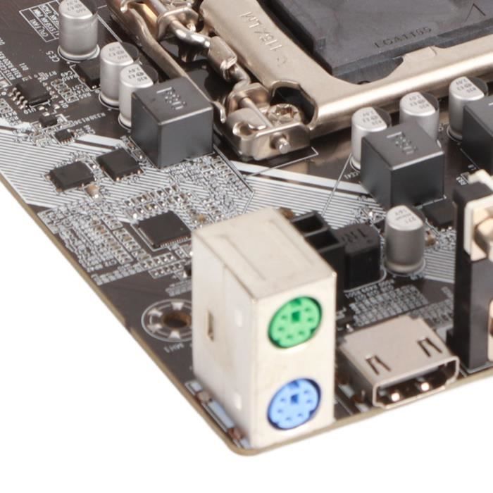 Placa base de escritorio VVIKIZY B75 M.2 USB3.0 SATA3 DDR3 - Compatible con procesadores i3/i5/i7 de segunda y tercera generación.