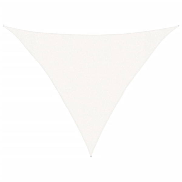Żagiel przeciwsłoneczny, 160 g/m², biały, 3x3x4,2 m, HDPE