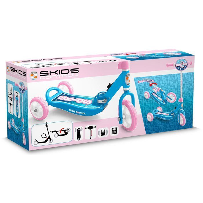 Faltbarer Dreirad-Scooter - STAMP - Skids Control Explore - Pink