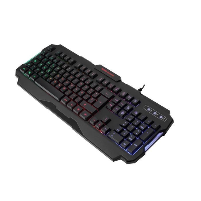 Teclado - Mars Gaming - MRK0 - Anti-ghosting - RGB Rainbow - Com fio - Francês