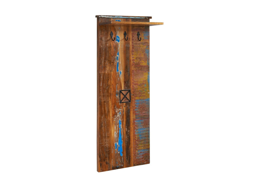 SPIRIT Wieszak #111 Drewno z odzysku Lakier 59x30x145 cm