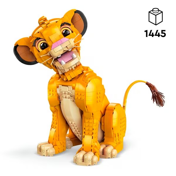 LEGO Disney 43247 Jaunais Simba Lauvu karalis