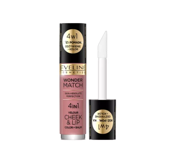 Eveline Cosmetics Wonder Match Cheek&Lip róż i pomadka w płynie 02 4,5 ml