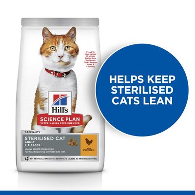 Hill's Science Plan Sterilised Cat Young Adult Κοτόπουλο
