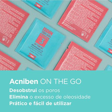 Isdin Teen Skin Acniben 3 On the Go -kolmoisvaikutteiset tahranpoistopyyhkeet 30 kpl