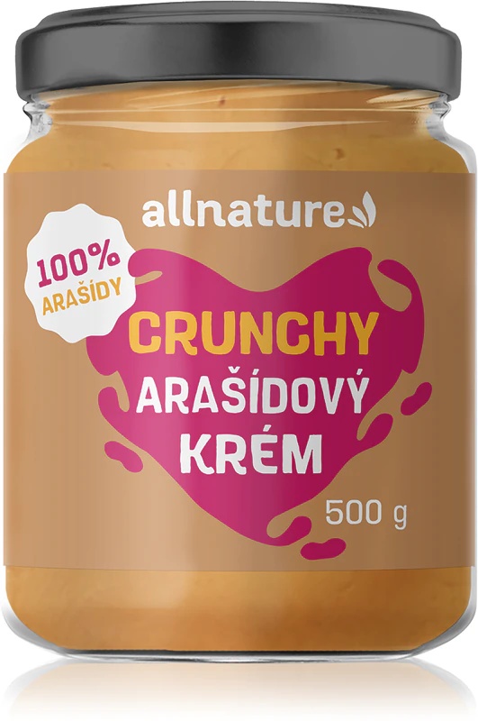Allnature крем од кикирикија Хрскави крем од кикирикија 100%