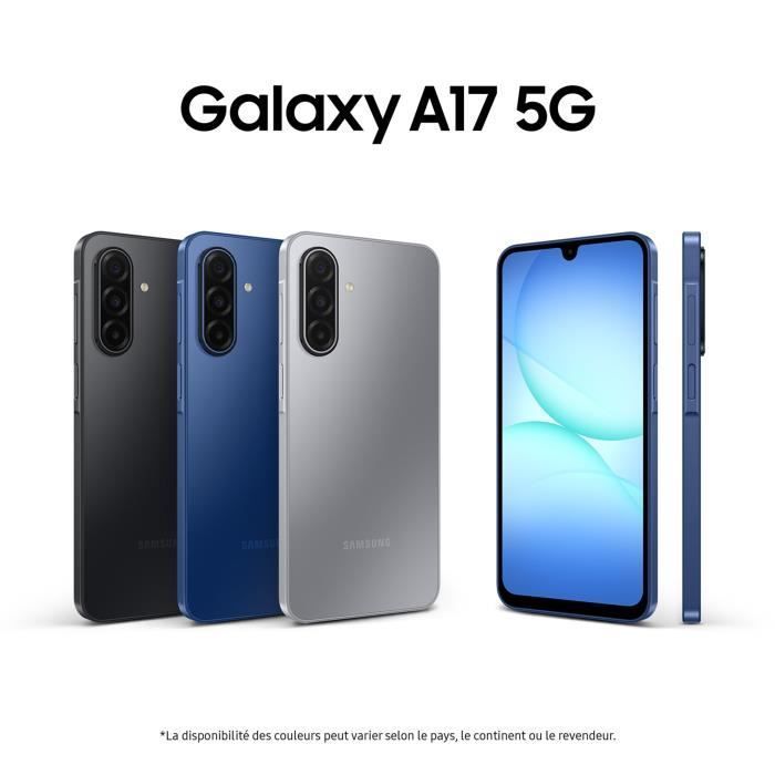 Smartphone SAMSUNG Galaxy A17 5G de 128 GB, color azul - Versión francesa