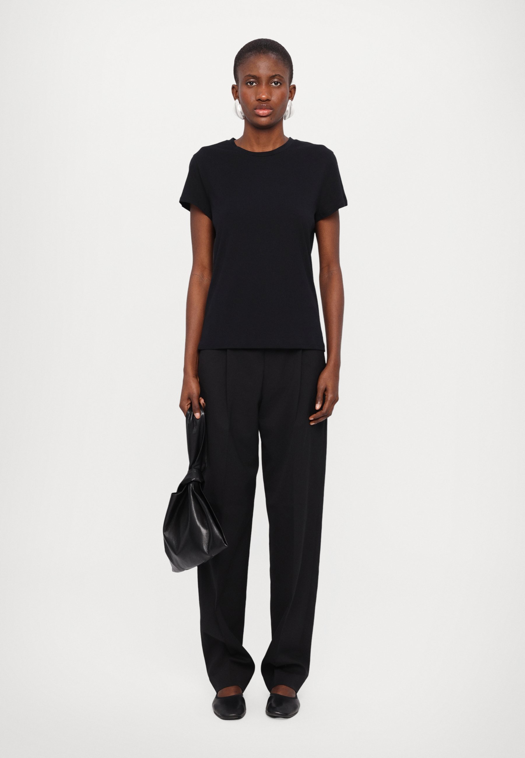 Filippa K SOFT TEE - Basic T-shirt - zwart