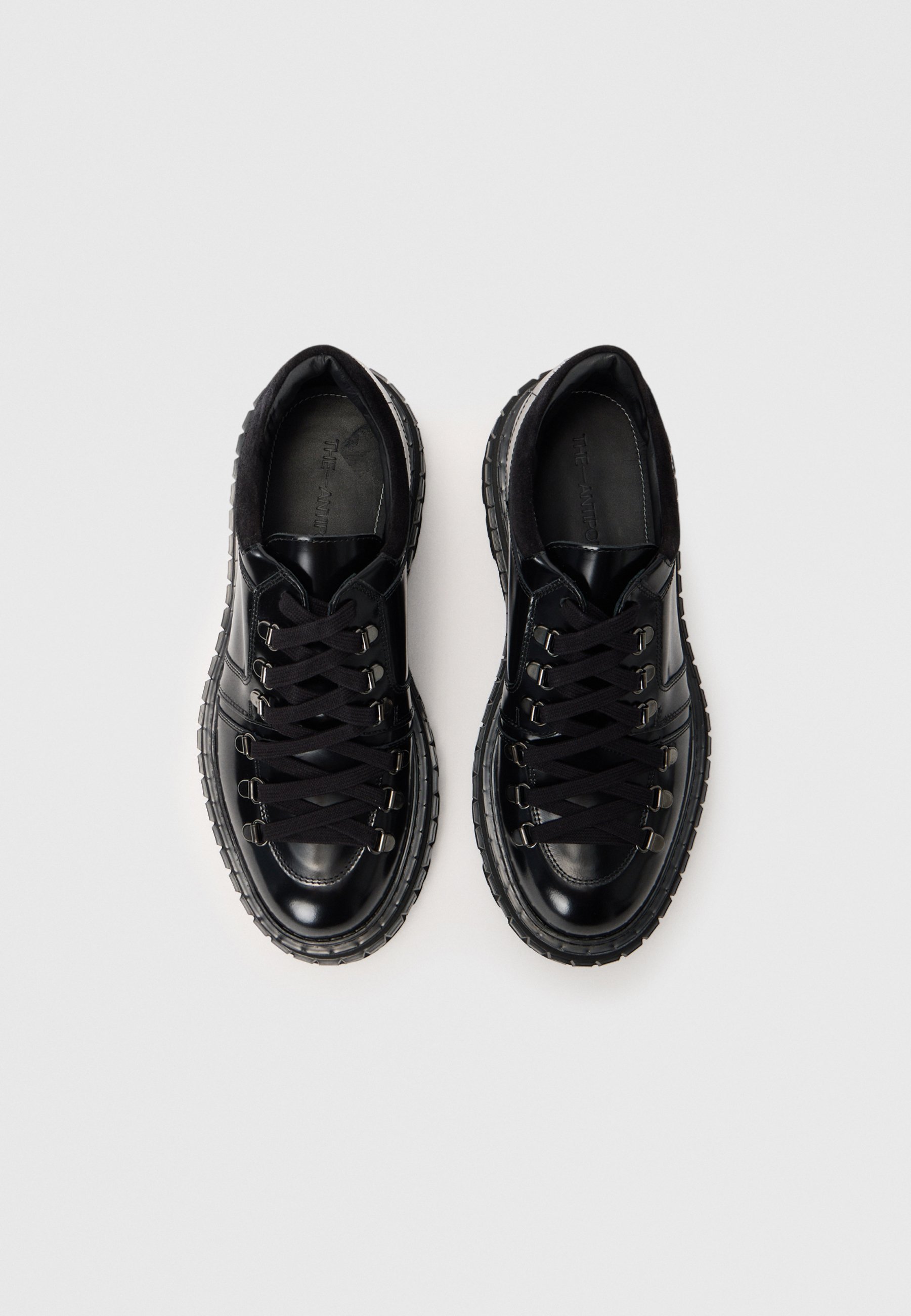 Antipode DERBY – Lässige Schnürschuhe – Schwarz
