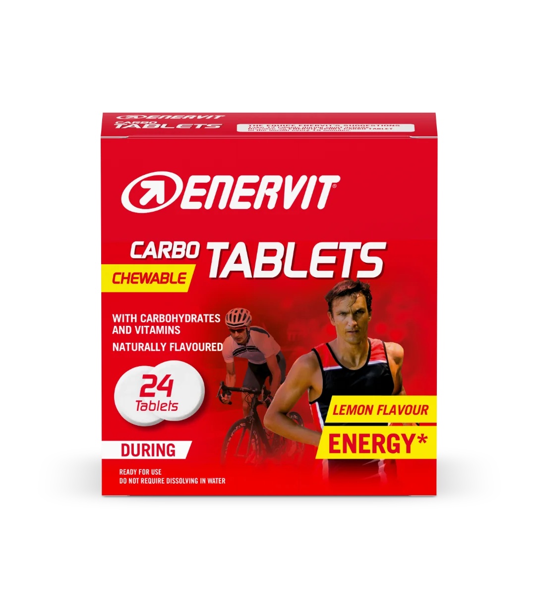 ENERVIT Enervit GT Sport Lemon 24 närimistabletti Energialisand