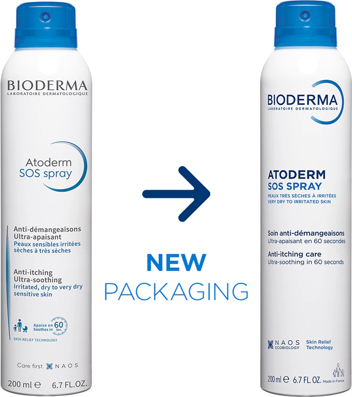 Bioderma Atoderm SOS Spray verzacht direct jeuk.
