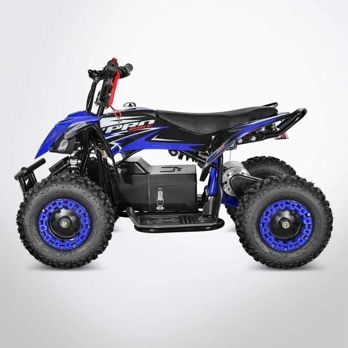 Quad de bolsillo TIRAX de 800 W - Mini quad eléctrico de 800 W para niños - Azul