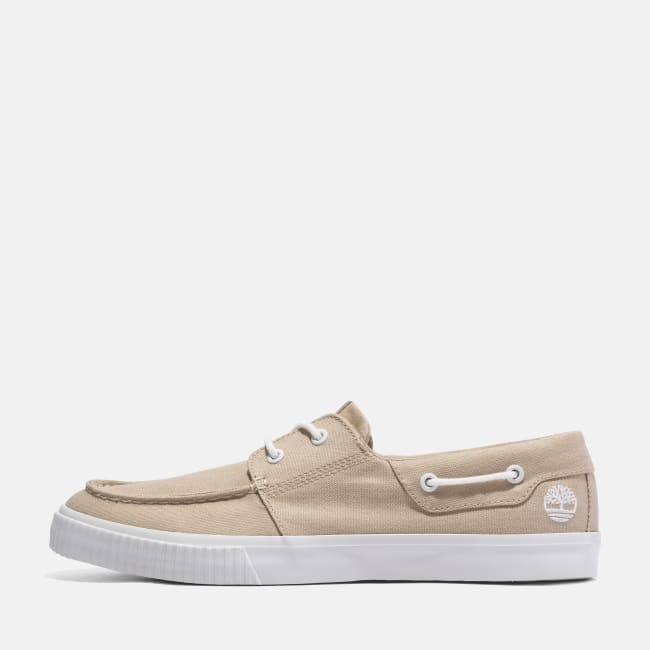 Sneaker Bassa Stringata da Uomo in beige