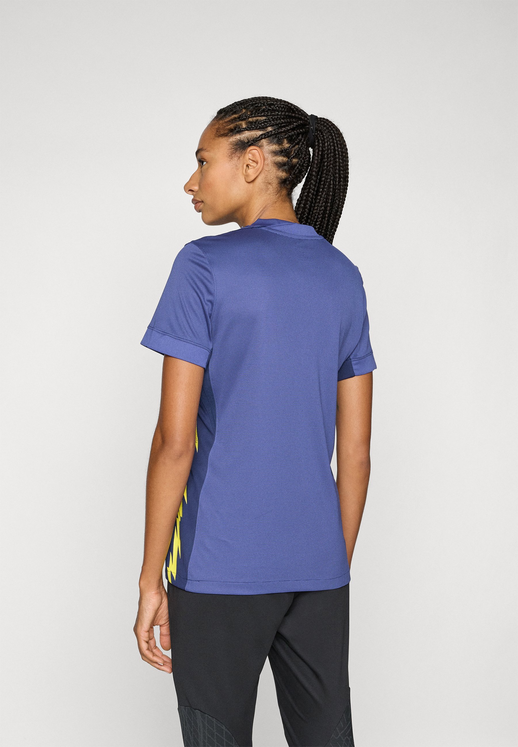 Nike Performance ATLÉTICO MADRID 2025/26 STADIUM AWAY - Odzież klubowa - binary blue/ciemnofioletowy pył/żywy żółty