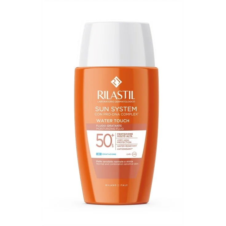RILASTIL Rilastil Sun System Water Touch Fluid SPF50+ 50 ml Zonbescherming voor de gevoelige, normale en gecombineerde huid